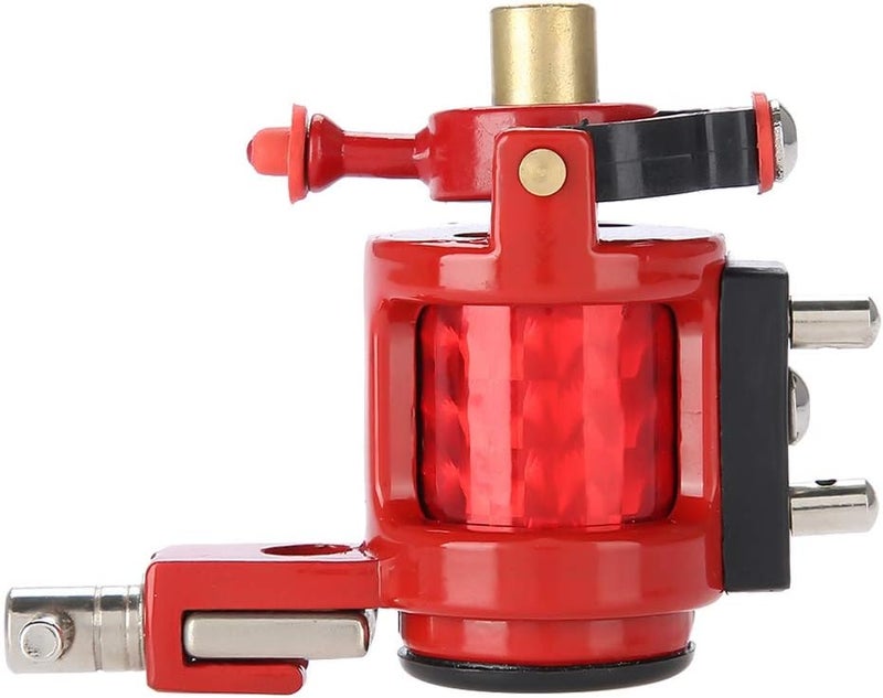 woobles Tattoo Machine Gun Alloy Rotary Shader Liner, Strong Motor Gun Liner Shader Coloring Permanent Makeup Tool for Shader Supply Equipment and Artists(Red) - Image 1